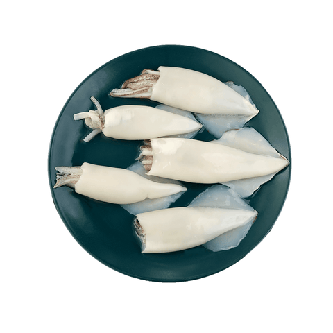 Aquablue, Baby Calamars, Whole Cleaned, IQF