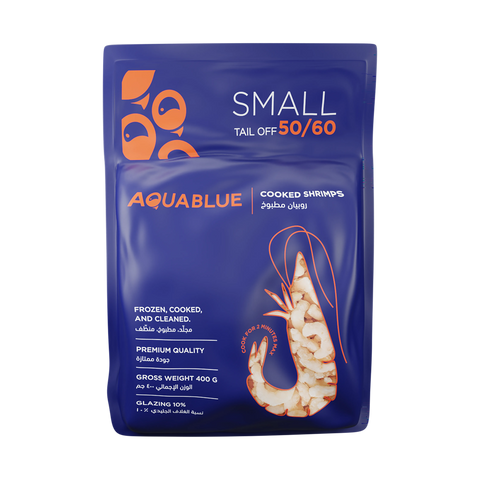 Aquablue, Cooked Shrimps, Small Tail Off (50/60)