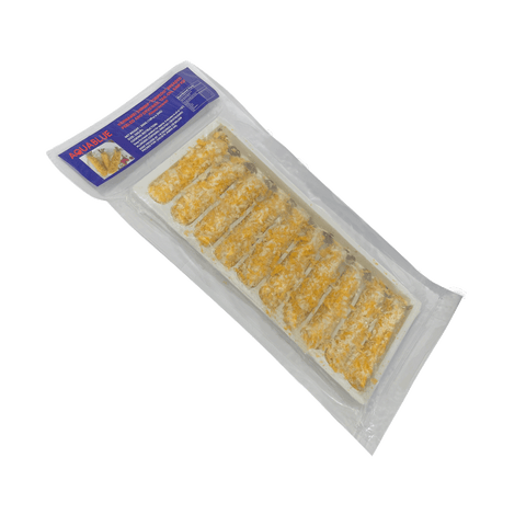 Aquablue, Torpedo Shrimp, Breaded Peeled & Deveined, Tail-on