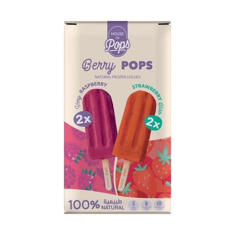 House of Pops, Berry Pops (Multipack - 4 Popsicles)