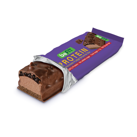 Eurocake, Cake Protein Bar, Brownie Chocolate Fudge (Full Pack)