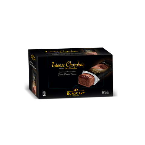 Eurocake Premium, Intense Chocolate Choco Coated Cake (Full Pack)