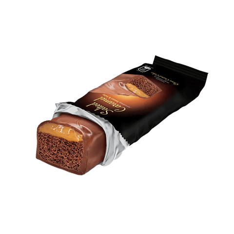 Eurocake Premium, Salted Caramel Choco Coated Cake (Full Pack)