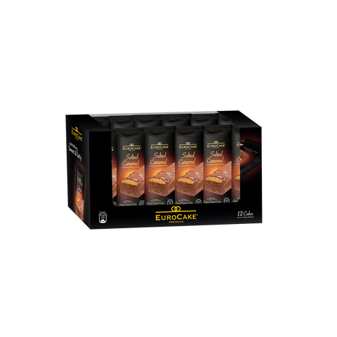 Eurocake Premium, Salted Caramel Choco Coated Cake (Full Pack)