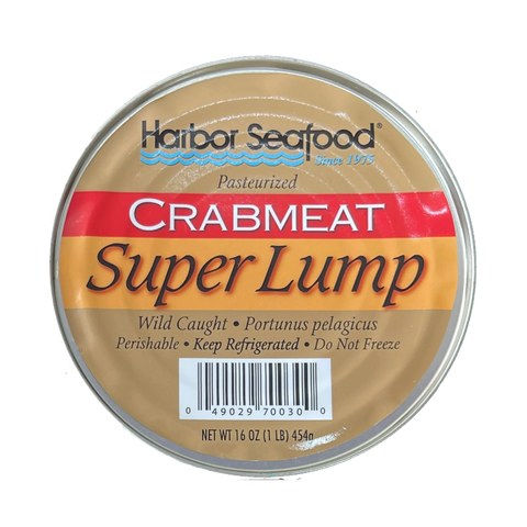 Harbor Seafood, Wild Pasteurized Fresh Crab, Super Lump Orange