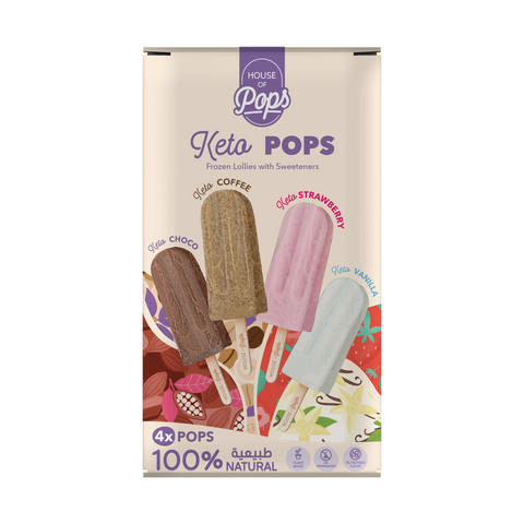 House of Pops, Keto Pops (Multipack - 4 Popsicles)
