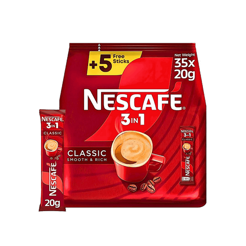 Nescafe, 3 in 1 Classic (35 Sticks x 20G)