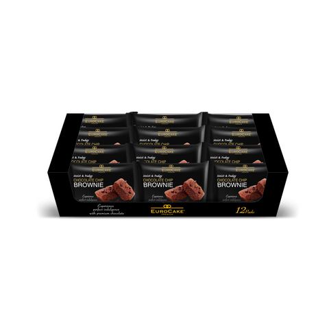 Eurocake, Premium Chocolate Chip Brownie Multipack