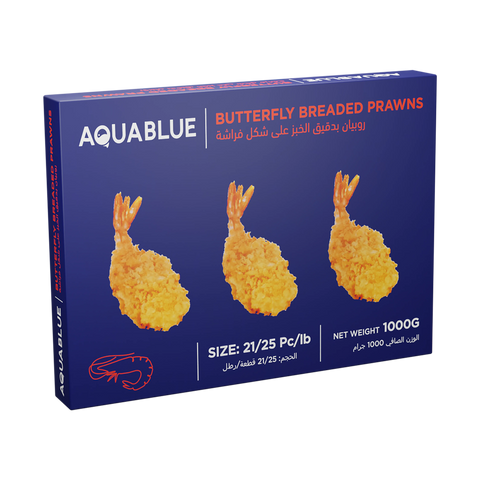 Aquablue, Breaded Butterfly Shrimp