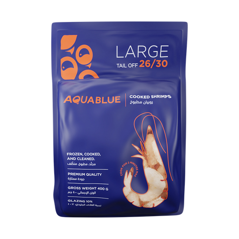 Aquablue, Cooked Shrimps, Large