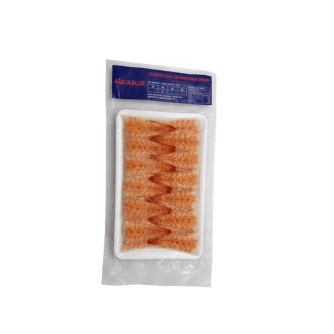 Aquablue, Cooked Sushi Ebi Vannamei Shrimp 4L (24 Pieces)