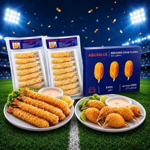 Champions League Bundle - Aquablue Breaded Torpedo Shrimp (x2) & Crab Claws