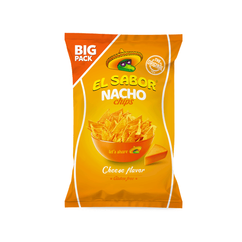 El Sabor, Nacho Chips, Cheese, Big Pack (180 G)