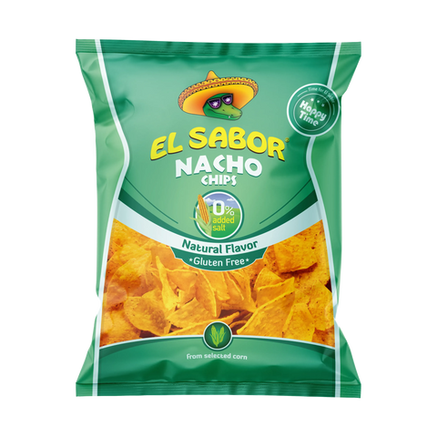 El Sabor, Nacho Chips, Natural Green