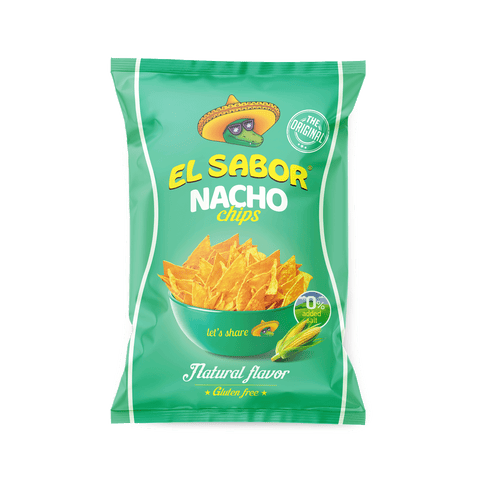 El Sabor, Nacho Chips, Natural Green