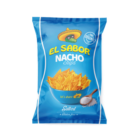 El Sabor, Happy Time, Nacho Chips, Salted Blue