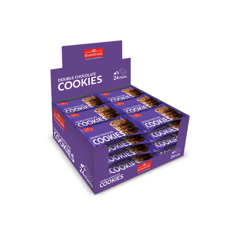 Eurocake, Double Chocolate Chip Cookies (Full Pack)