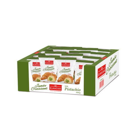 Eurocake, Jumbo Croissant Pistachio (Full Pack)