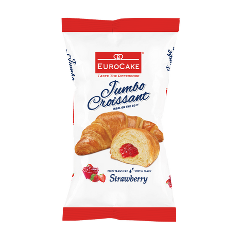 Eurocake, Jumbo Croissant Strawberry  