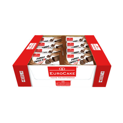 Eurocake, Jumbo Swiss Roll, Double Chocolate (Full Pack)