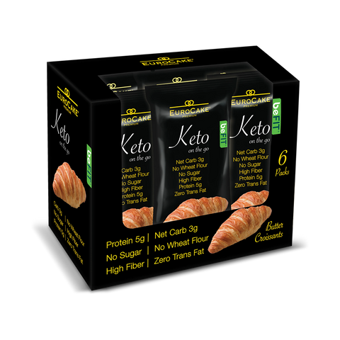 Eurocake, Premium Befit Keto Butter Croissant (Full Pack)