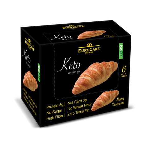 Eurocake, Premium Befit Keto Butter Croissant (Full Pack)