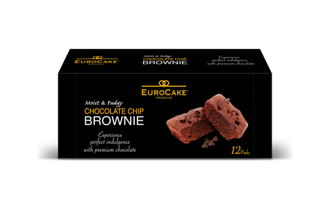 Eurocake, Premium Chocolate Chip Brownie Multipack