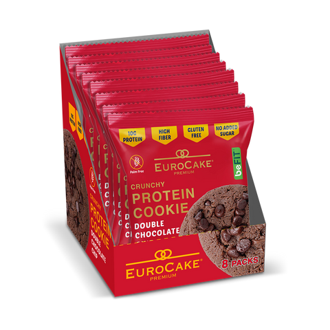 Eurocake, Protein Cookie Double Chocolate (Full Pack)