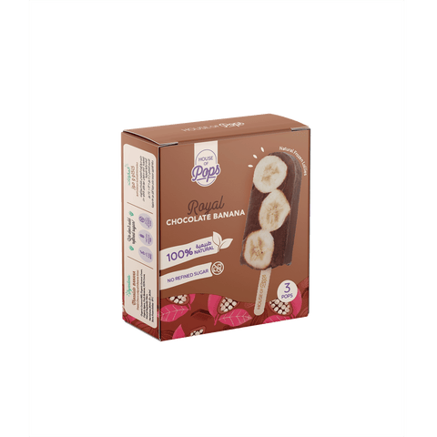 House of Pops, Royal Collection, Chocolate Banana Multipack (3x80 mL)