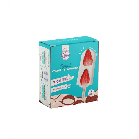 House of Pops, Royal Collection, Coconut Strawberry Multipack (3x80 mL)