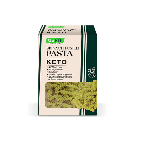 Befit, Salute, Keto Spinach Pasta